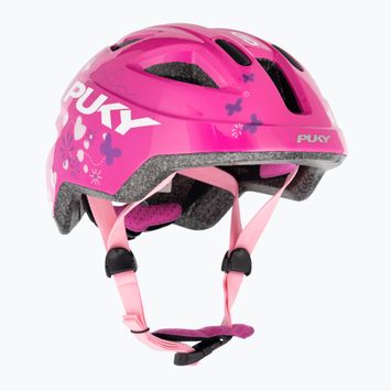 Детска велосипедна каска PUKY PH 8 Pro-S розова/цветен цвят