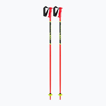 Детски ски щеки LEKI Racing bright red/ black/ neon yellow