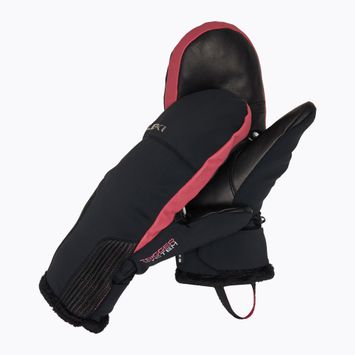 Дамски скиорски ръкавици LEKI Vallarta 3D Mitt black/ rose