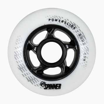 Powerslide Spinner Ролкови остриета 84mm/88A 4 бр. бели 905324