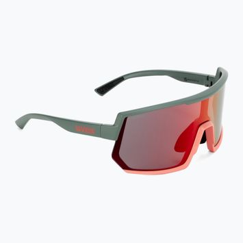 UVEX Sportstyle 235 moss grapefruit mat/mirror red велосипедни очила 53/3/003/7316