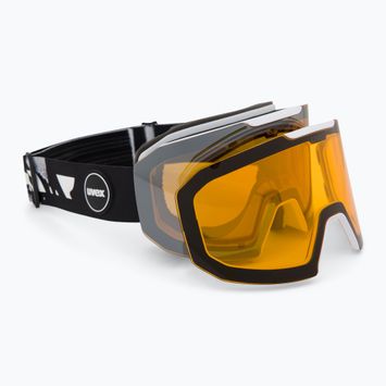 Предпазни ски очила UVEX Evidnt Attract + case white matt/mirror silver yellow clear