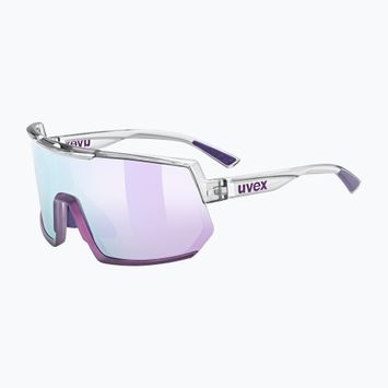 UVEX Sportstyle 235 прозрачни/металически лилави/огледални лавандулови слънчеви очила