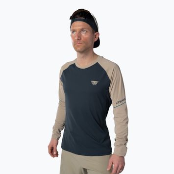 Мъжки анцуг DYNAFIT Alpine Pro blueberry rock khaki за бягане с дълъг ръкав