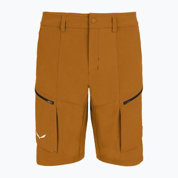 Мъжки къси панталони за трекинг Salewa Puez DST Cargo golden brown