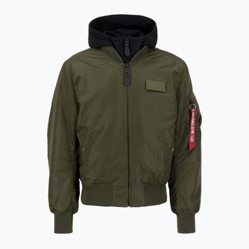 Мъжко яке Alpha Industries MA-1 D-Tec dark green / black