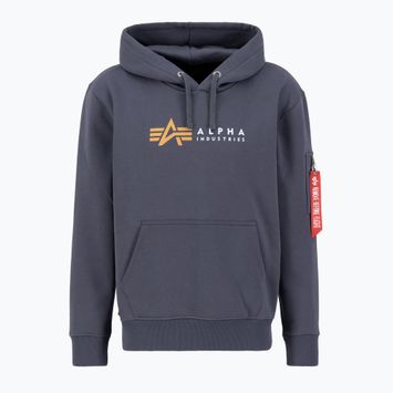 Мъжки суитшърт Alpha Industries Alpha Label сив/черен