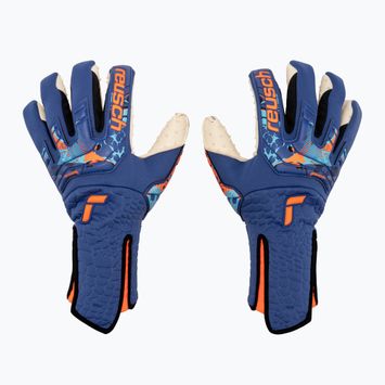 Вратарски ръкавици Reusch Attrakt Speedbump Strapless AdaptiveFlex сини 5370079-4016