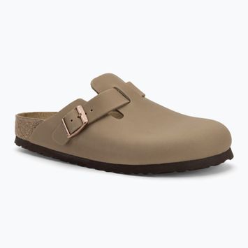BIRKENSTOCK Boston SFB LEOI Тесни тютюнево-кафяви джапанки