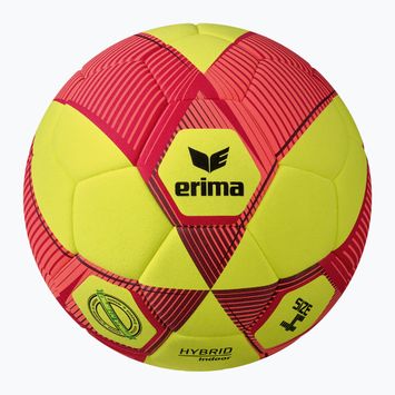 ERIMA Hybrid Indoor жълта/червена футболна топка размер 4