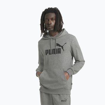 Мъжки суитшърт PUMA Essentials Big Logo Hoodie TR medium grey heather