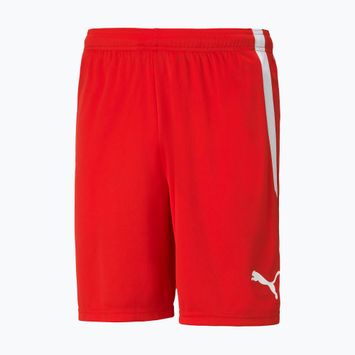 Мъжки футболни шорти PUMA Teamliga червени 704924 01