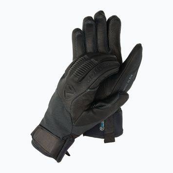 Мъжки скиорски ръкавици ZIENER Ganzenberg As AW alpine grey/iron tec