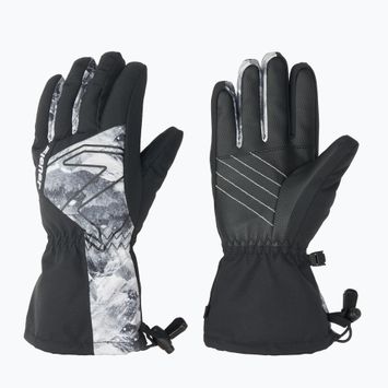 Детски скиорски ръкавици ZIENER Laval Aquashield AW black/grey mountain