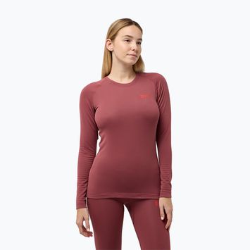 Дамска термо блуза с дълъг ръкав Jack Wolfskin Infinite Warm red ochre