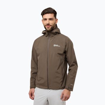 Мъжко яке за дъжд Jack Wolfskin Prelight 2L Ins cold coffee