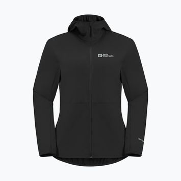 Дамско софтшел яке Jack Wolfskin Feldberg Hoody black