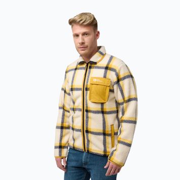 Мъжки поларен суитшърт Felslicht Check panna cotta на Jack Wolfskin