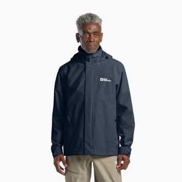 Мъжко яке за дъжд Jack Wolfskin Trailtime 2L midnight sky