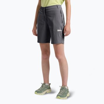 Къси панталони за трекинг Hikeout black на Jack Wolfskin за жени