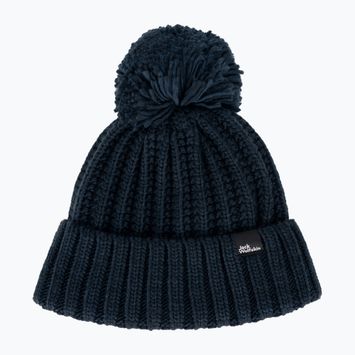 Женска зимна шапка Jack Wolfskin Highloft Knit Beanie night blue