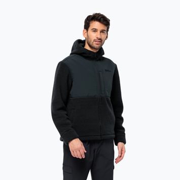 Мъжки потник Jack Wolfskin Felslicht с качулка от полар night blue