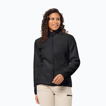 Дамски поларен суитшърт High Curl black на Jack Wolfskin