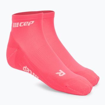CEP Компресивни чорапи за бягане за жени 4.0 Low Cut розово