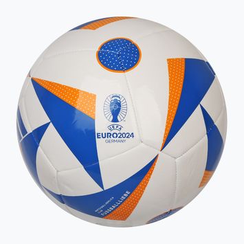 adidas Fussballiebe Club футбол бяло/синьо/оранжево размер 5