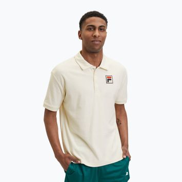 Мъжка поло тениска FILA Liverpool Towelling antique white