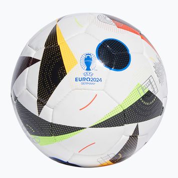 Футболнa топкa adidas Fussballliebe Pro Sala Euro 2024 white/black/glow blue размер 4