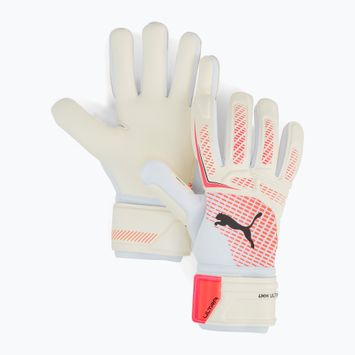 Вратарски ръкавици Puma Ultra Pro NC puma white/glowing red/puma black