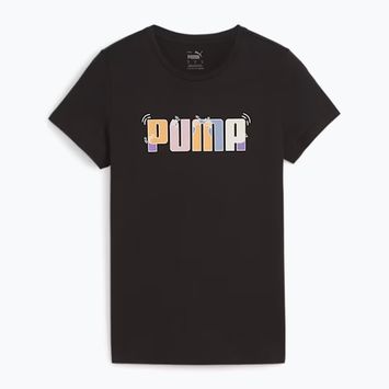 Дамски тениски PUMA ESS+ Graphic Tee puma black
