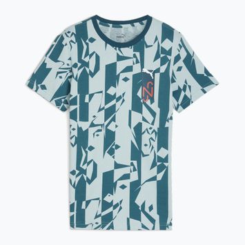 Детска футболна фланелка PUMA Neymar Jr Creativity Logo Tee ocean tropic/turquoise surf