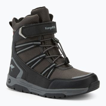 Юношески ботуши за сняг KangaROOS K-MJ Eldora EV RTX jet black / steel grey