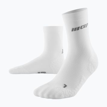 Мъжки компресиращи чорапи CEP Ultralight Mid Cut white