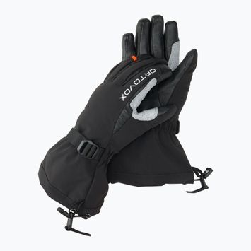 Мъжки скиорски ръкавици ORTOVOX Merino Mountain black raven
