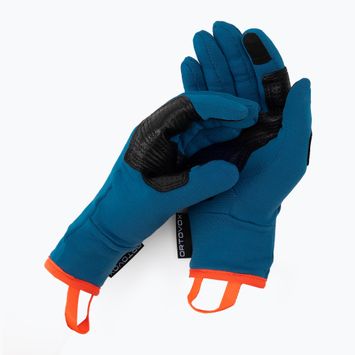 Дамски ръкавици за трекинг Ortovox Fleece Light blue 5635900005