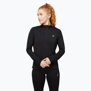 Дамска блуза с дълъг ръкав за бягане ASICS Core 1/2 Zip Top performance black