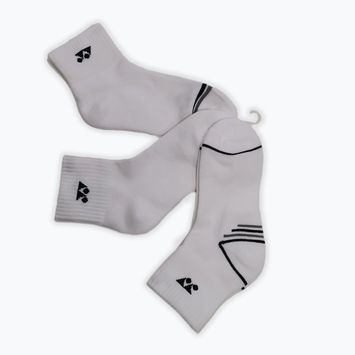 YONEX Четвърти чорапи за тенис 3 чифта бели CO191983S