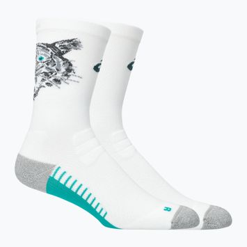 Чорапи ASICS Performance Run Crew brilliant white/wave teal