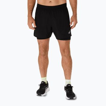 ASICS Core 2N1 5IN performance black/performance black мъжки къси панталони за бягане