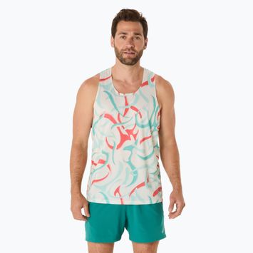 Мъжки потник за бягане ASICS Road All Over Print Singlet birch