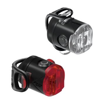 Lezyne комплект от велосипедни светлини LED FEMTO DRIVE USB PAIR черен LZN-1-LED-31P-V104