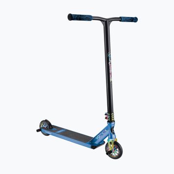 Детски скутер за свободен стил Globber Stunt GS 900 Deluxe черен/неохромен син