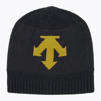 Зимна шапка Descente Logo charcoal