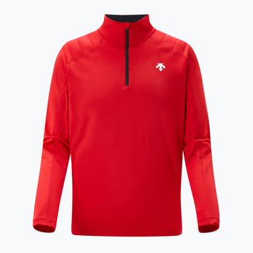 Мъжки суитшърт Descente Shoulder T-Neck Electric Red