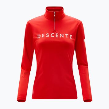 Дамски суитшърт Descente Chest Logo T-Neck electric red