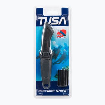 Мини нож за гмуркане TUSA черен FK-10