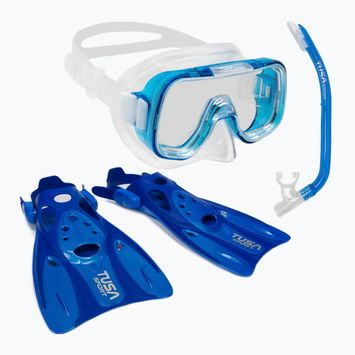 TUSA Комплект за гмуркане Маска + шнорхел + ластици MINI-KLEIO UP-0201 CB